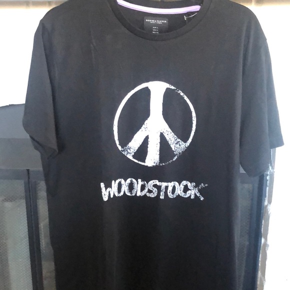 Men’s Denim & Flower black T-shirt. NWT Size L - Picture 1 of 5